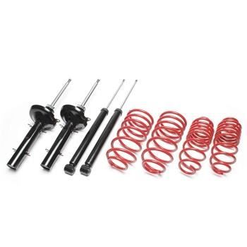 EVOTO027 Kit Amortisseurs Ressorts Sport pour Toyota Avensis T25 de 2003 a 2009