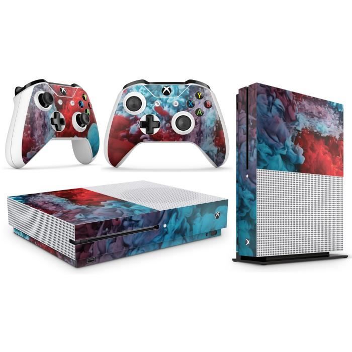 GNG Xbox One S COLOUR EXPLOSION Console Skin Decal Sticker + 2 Controller Skins