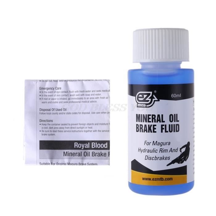 Pièce Détachée,Huile de frein à disque de vélo 60ml pour VTT de lubrifiant minéral hydraulique Magura livraison directe