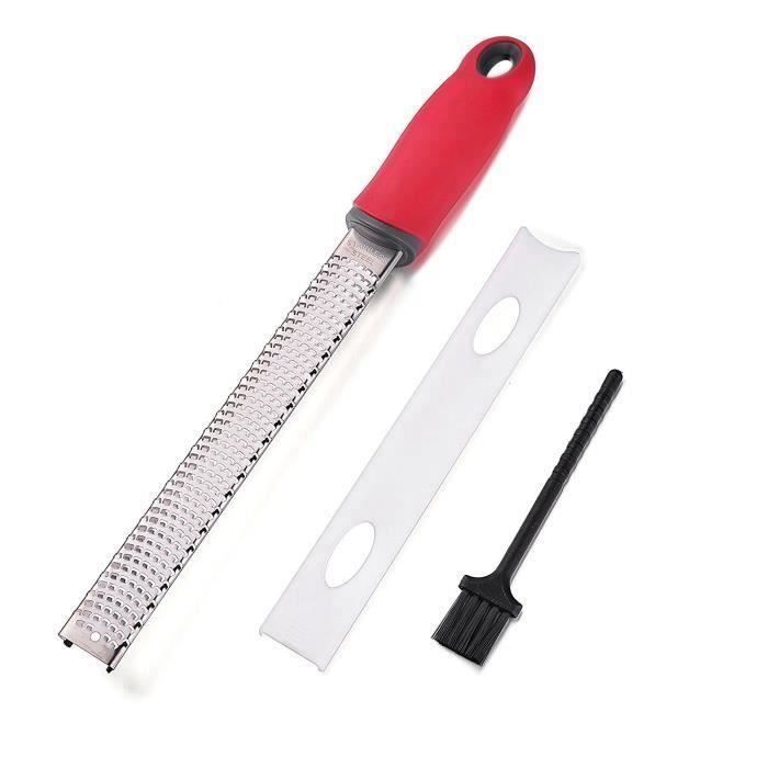 Zesteur d'acier inoxydable, Zester de fromage, Rape de zesteur de citron, Outil de cuisine pour le gingembre ma32267