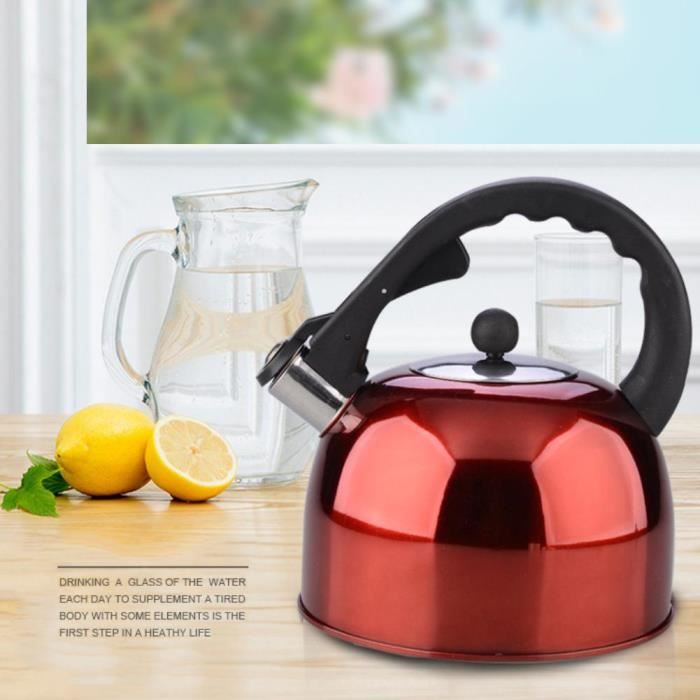 3L acier inoxydable Chaleira sifflement bouteille de thé Bouilloire pour cuisinière à gaz Bouilloire cuisine eau café chaleur ch