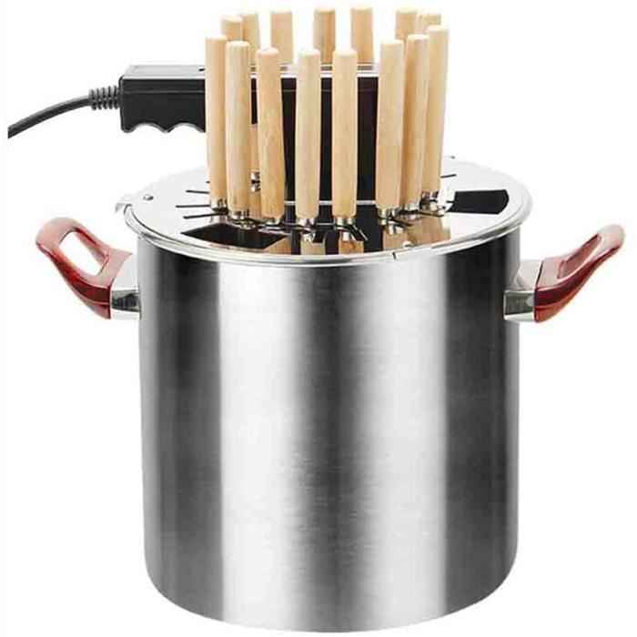 haozai Grill Table Verticale avec Rôtissoire Électrique BBQ Kebab Machine,Barbecue Électrique sans Fumée,650W