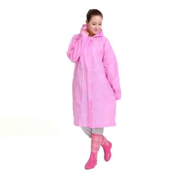 Pink Bike Bicycle Cycling Outdoor Waterproof Raincoat Clothes Coat Rain Bout0109-18D-49002