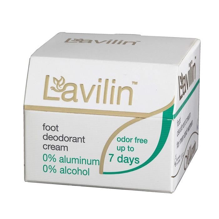 Lavilin Bio équilibre Naturel 10 ml Crème pour les pieds Déodorant