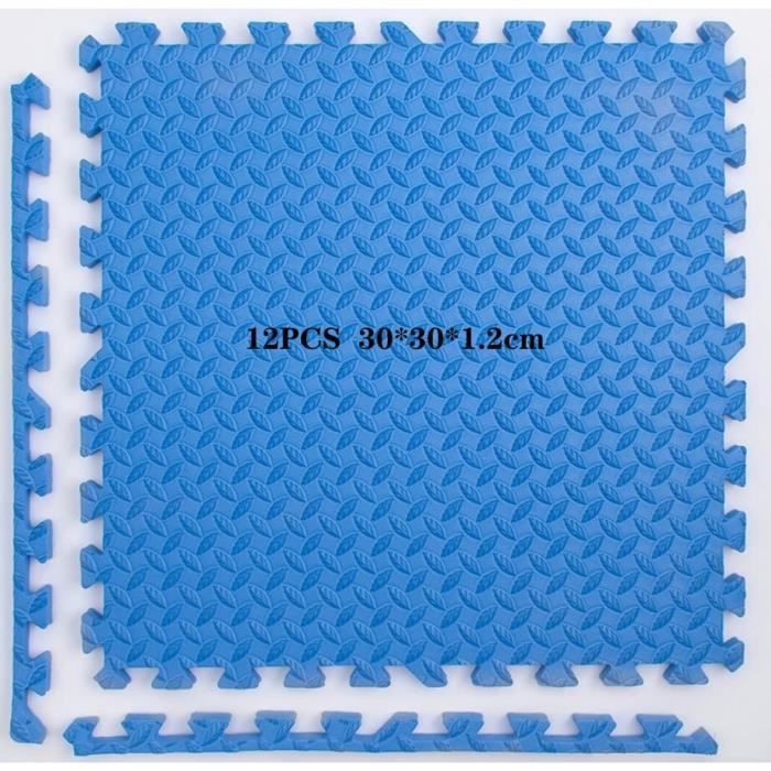 Tapis de sol,Tapis de sol de gymnastique en mousse EVA pour bébé, 12 pièces, Puzzle, exercice, jeu, carreaux - Type 12PCS -F
