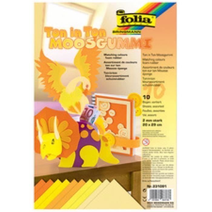 folia folia mousse éponge, (l)200 x (h)290 mm, assortiment rouge noirServices généraux folia Mousse 'ponge, (L)200 x (H)290 mm,