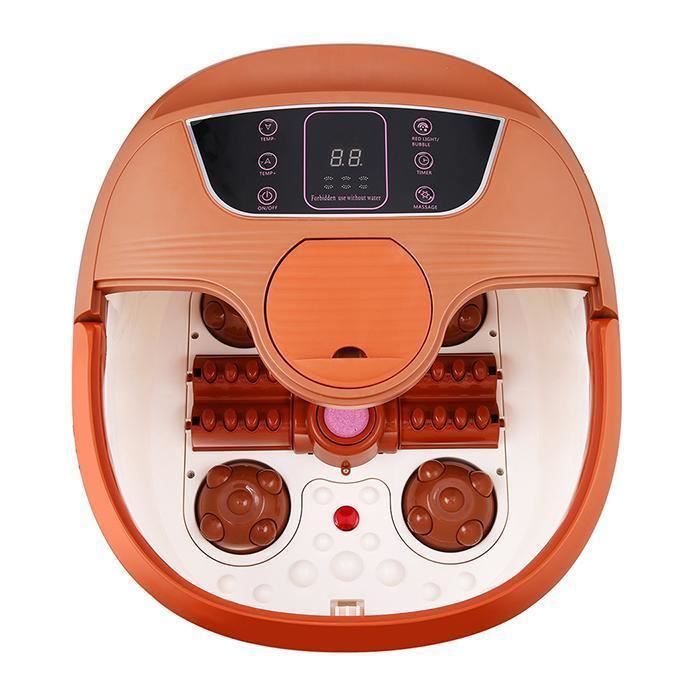 Thalasso Pieds Massage Bain Masseur de pieds Spa automatique Rouleaux -110V 500W- UK prise-Brun