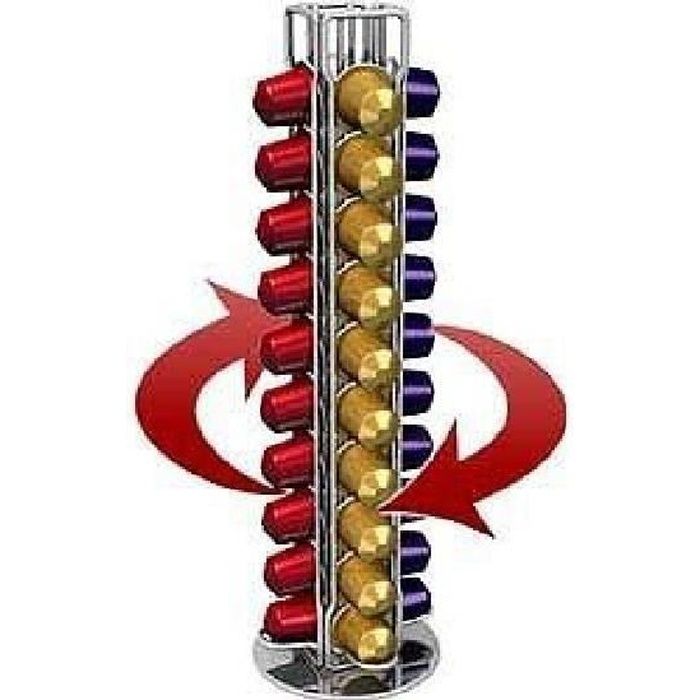 iDeko® Porte Capsules Distributeur Supports Dosettes rotatif pour capsules Nespresso