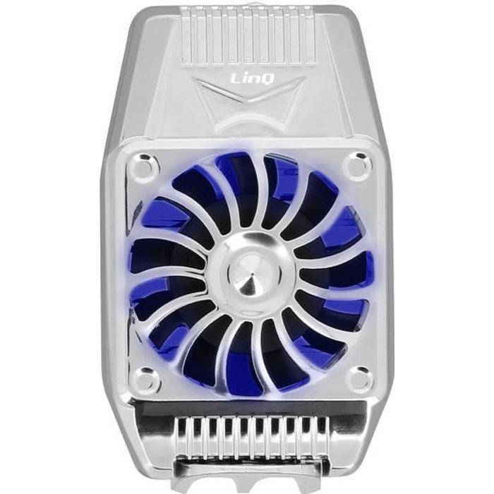 Refroidisseur Smartphone Réglable Dissipateur de Chaleur CJF25 LinQ Argent