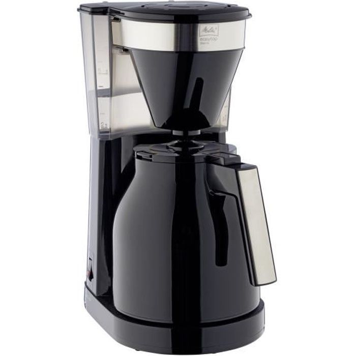 MELITTA Easy Top Therm II 1023-08 - Cafetière filtre 1L - 1050 W - Noir