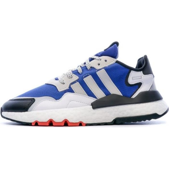Baskets bleues homme Adidas Nite Jogger
