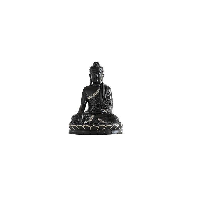 Bureau Sculpture Assis Bouddha Méditation Statue Sakyamuni Sculpture en Résine Zen Bouddha Statue Décoration