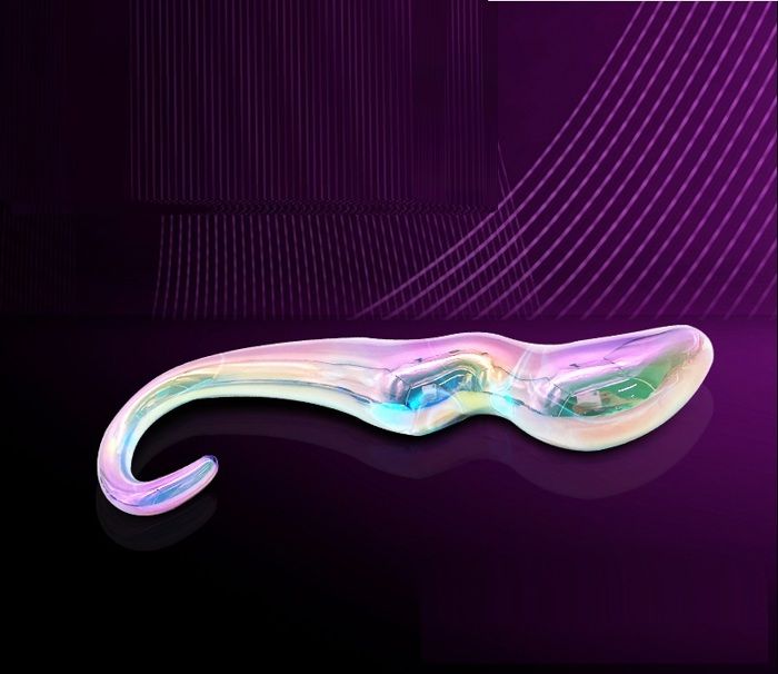 Plug Anal En Cristal De Verre - Jouet Sexuel BDSM - Neuf Pour Femmes Et Couples