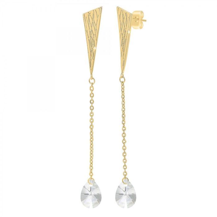 Boucles doreilles SC Bohème ornées de Cristaux scintillants