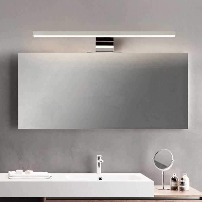 B.LIVEM- Applique miroir simple lampe miroir de salle de bain 30 cm température de couleur : 4200k (lumière neutre)