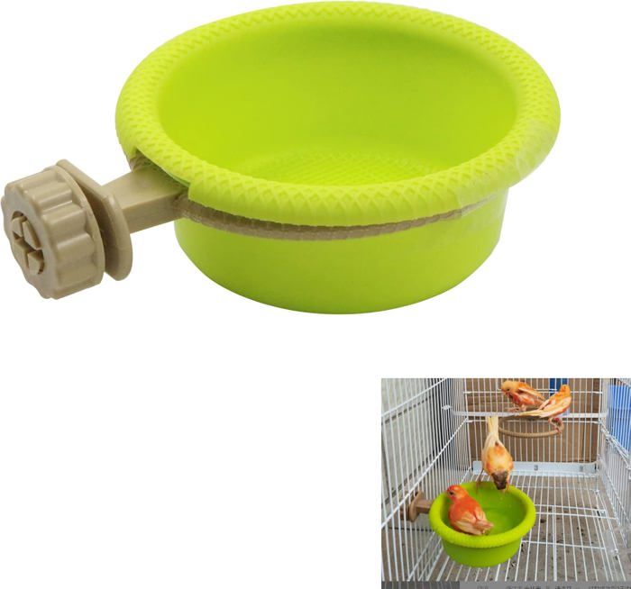 Meilleurs prix pour Oiseau Bain Baignoire pour Oiseaux - Animaux Bains Bol Bassin Suspendu Birdbath,Suspendue Fournitures De Cage