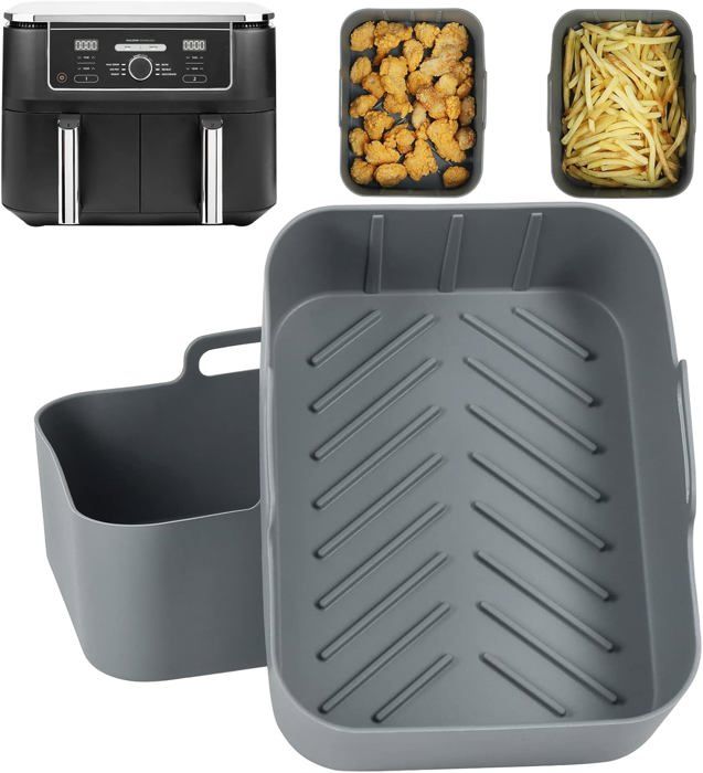 Lot De 120 Doublures Jetables Pour Friteuse à Air Ninja Dual Zone - Compatibles SL400EU AF400EU Et Autres Modèles