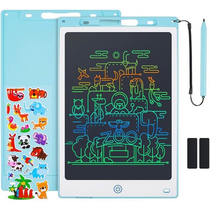 Tableau Magnétique Créatif Chat – Stylo à Billes, Effacement Par Secousse, Bleu, Dès 3 Ans
