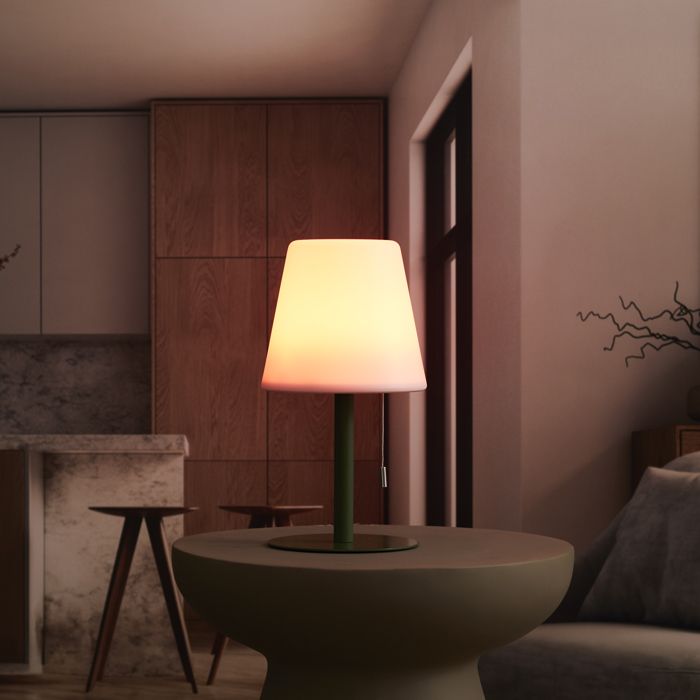 Lampe - HOME DECO FACTORY - Rechargeable - USB - IP44 - Verte