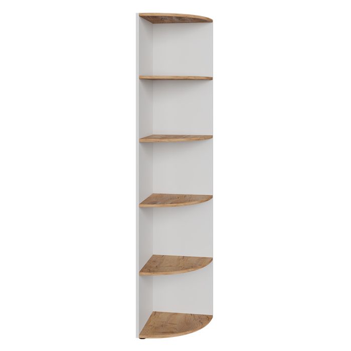 Étagère dangle Ecki 40x180cm Blanc/Chêne de force doré Vicco 54376