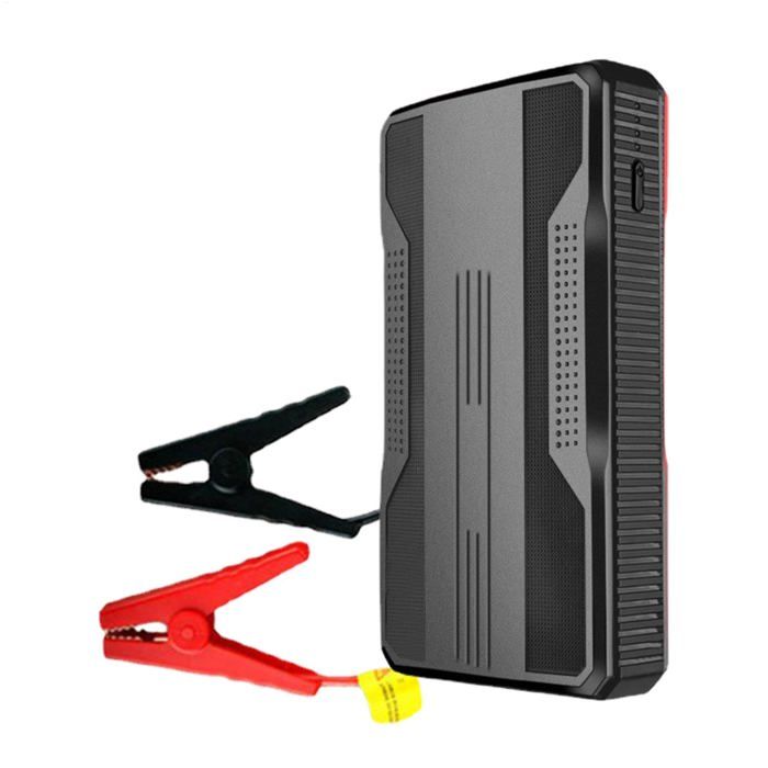 Démarreur de de véhicule Pack de démarrage de batterie portableboîte de démarrage automatique 12V avec banque dalimentation