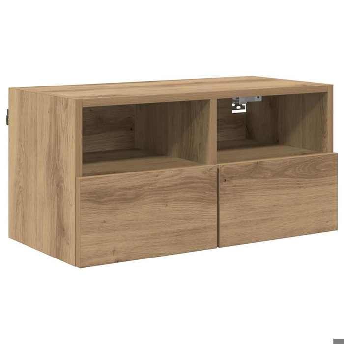NEUF Armoires TV - Marron Meubles TV muraux 2 pcs - pour maison - Chêne artisanal 60x30x30 cm TT1948