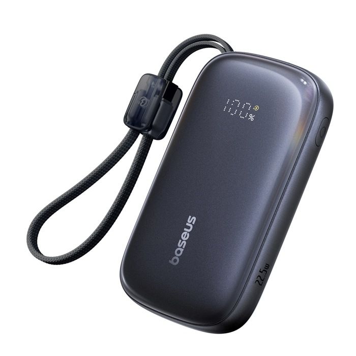 Batterie externe - BASEUS - EnerFill FC21 Qpow3 Ultra - 20 000 mAh - 225 W - écran LED & câble 2-en-1