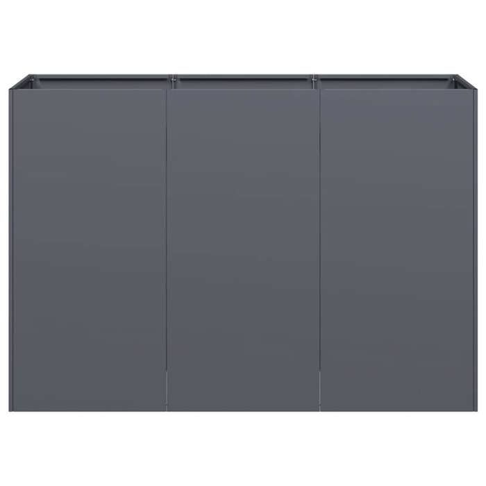 Meuble Déco - Support/Pot de Fleurs - Jardinière anthracite 120x40x80 cm acier laminé à froid luf4412837 Meuble Déco - Support/Pot de Fleurs - Jardinière anthracite 120x40x80 cm acier laminé à froid luf4412837