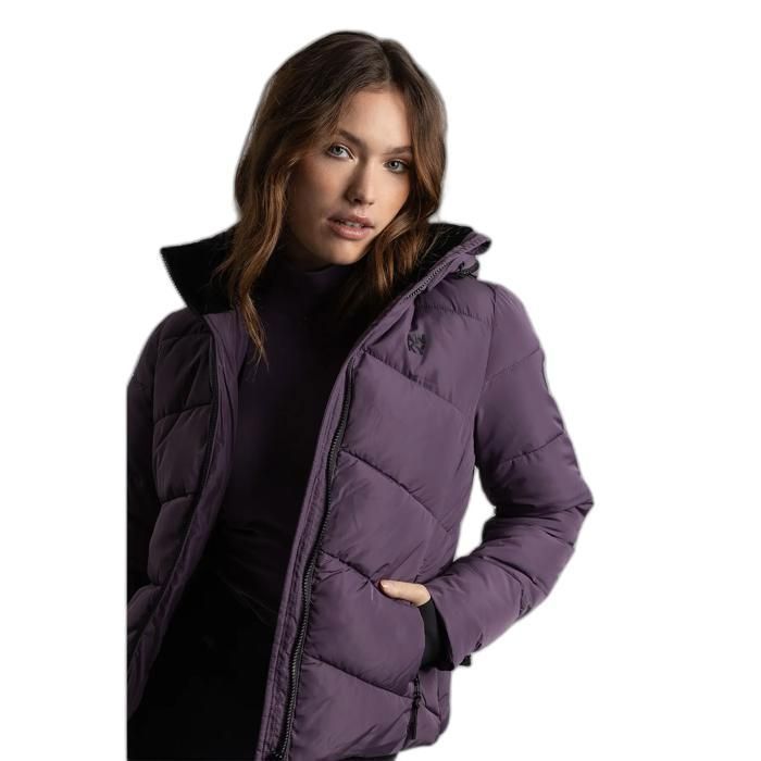 Doudoune à capuche femme ANKY ATC262002 - vintage violet