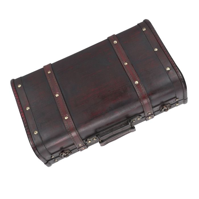 AUCUNE Valise en bois Valise Antique Portable caisse en bois accessoires de photographie décoration artisanale deco decors