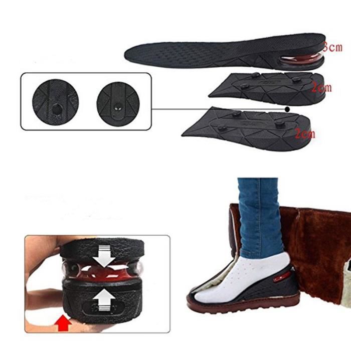 semelle grandissante homme