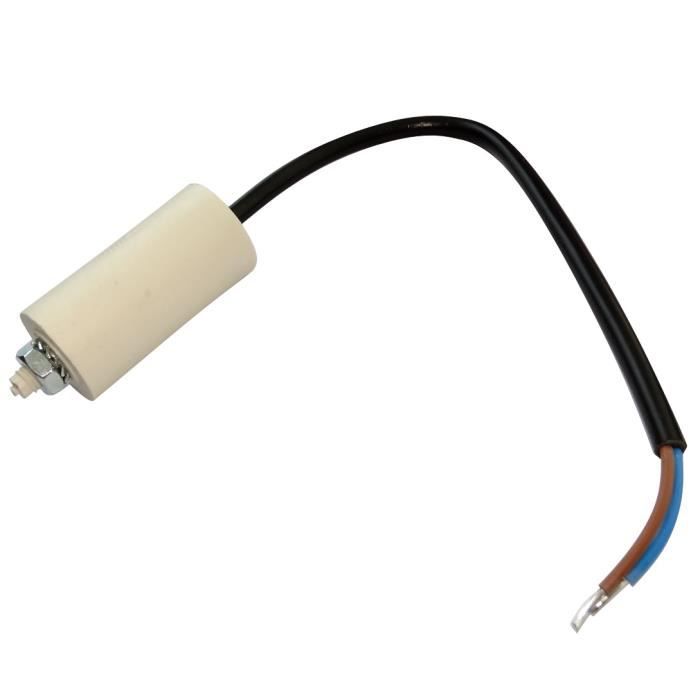 Condensateur Moteur De Du00e9marrage/permanent 6u00b5F 475V - Sorties Cosses