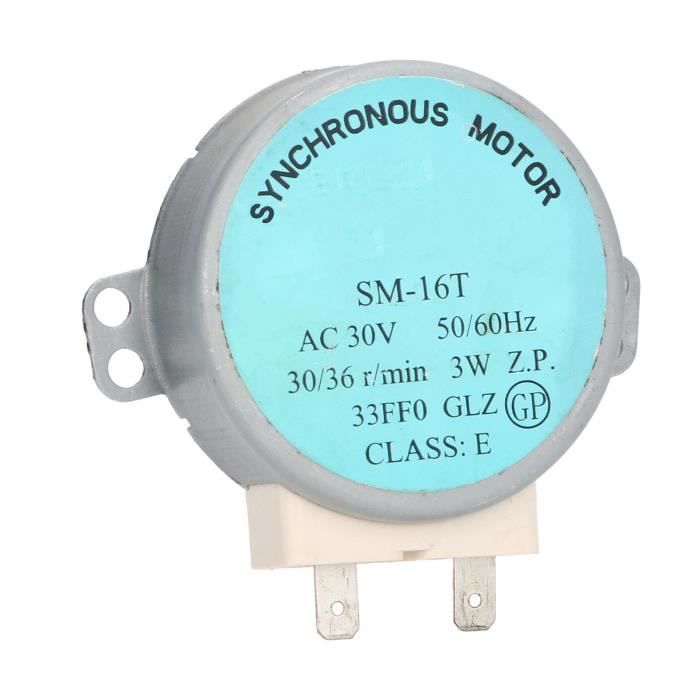 Moteur De Plateau Tournant Pour Micro-ondes - Modèle SM 16T, 30V AC - En Aluminium Et Cuivre, Remplacement Facile