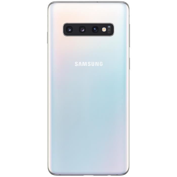 Vente Téléphone portable Samsung Galaxy S10 8+128 Go Blanc Prisme pas cher Vente Téléphone portable Samsung Galaxy S10 8+128 Go Blanc Prisme pas cher