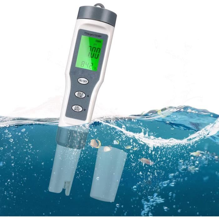 Testeur De Sel Numérique Pour Piscine UIUZMAR - Mesure De Salinité 0-5100 Ppm - Chlorure De Sodium - Contrôle Précis De L'Eau Salée