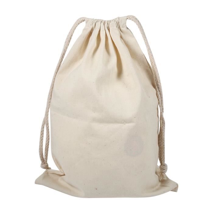 Stockage simple de cordon de coton de sac de substance de blanchisserie  pour l'utilisation à la maison de voyage 22 * ​​28CM - Cdiscount Bagagerie  - Maroquinerie