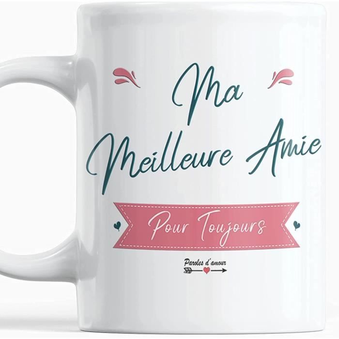 Idée Cadeau Meilleure Amie Ma Toujours Texte Message Tasse Femme