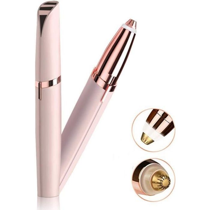  Epilateur Visage Electrique - Marque - Mod&egrave;le - &Eacute;pilation sans douleur - Portable - T&ecirc;te de pr&eacute;cision 