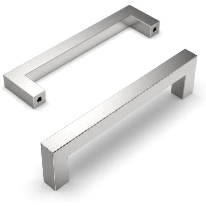 Acheter Romon Poignee De Meuble Cuisine,128mm Pitch Poignée Meuble, Poignet Porte Cuisine, Pour Bureaux, Tiroirs, Armoires, Penderies, Avec Vis Assorties, Noir, 10 Pièces ? Comparer Chez