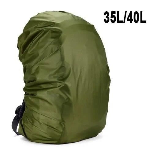 Housse De Pluie Réfléchissante Pour Sac à Dos 35L - Imperméable Et Réutilisable - Camping, Randonnée, Vélo
