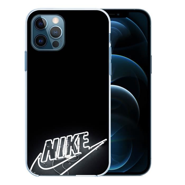 Coque de téléphone iPhone 12 PRO MAX Silicone TPU Nike Néon