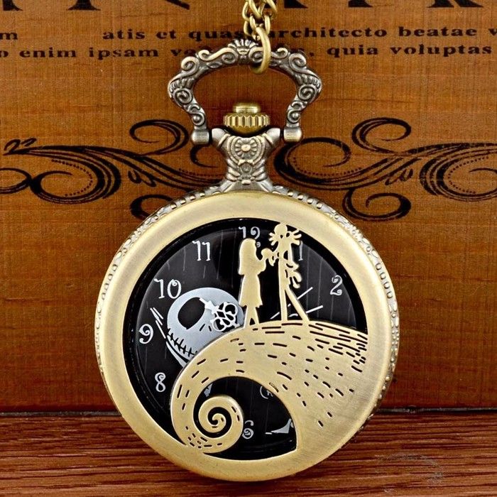L' ETRANGE NOEL DE MR JACK:MONTRE GOURMETTE ACIER NOIRE - MR JACK - le