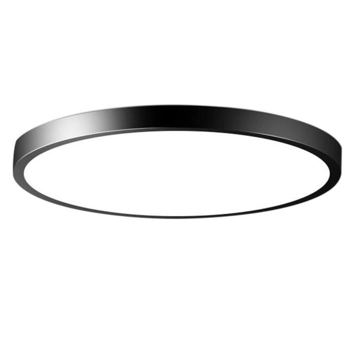 Plafonnier Led Salon Salle De Bain Moderne Rond Reglable Lampe De Montage Sur Le Toit Shell Noir Achat Vente Plafonnier Cdiscount