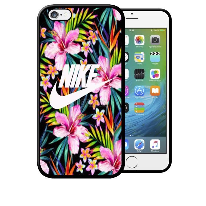Coque iPhone 6 PLUS Nike Fleurs Flowers Vintage Sw