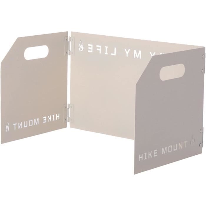 Pare-brise coupe-vent pour réchaud de camping en titane pur, 19 cm