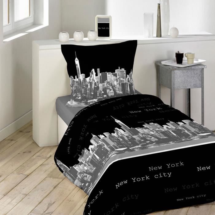 Parure Housse De Couette Batman 140x200 Cm Avec Taie D'Oreiller - Literie Officielle Enfant