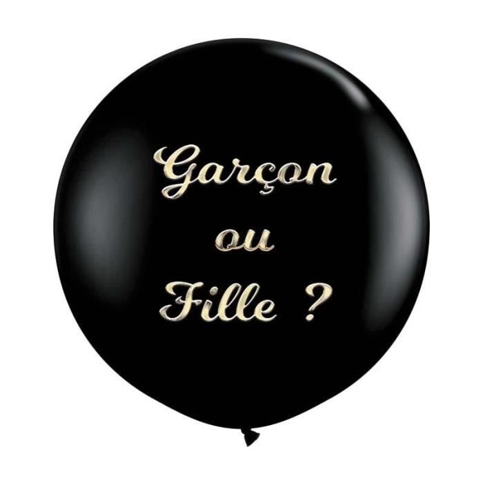 Ballon Gender Reveal 90cm Fille Ou Garcon Ballon Baby Shower pour Gender Reveal Party Décoration, Annonce Sexes Bébé