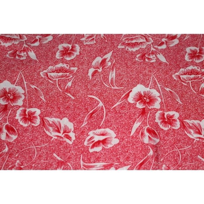 Tissu Viscose Imprimee Tulipe Rouge Au Metre Achat Vente Tissu Tissu Viscose Imprimee Tulipe Cdiscount