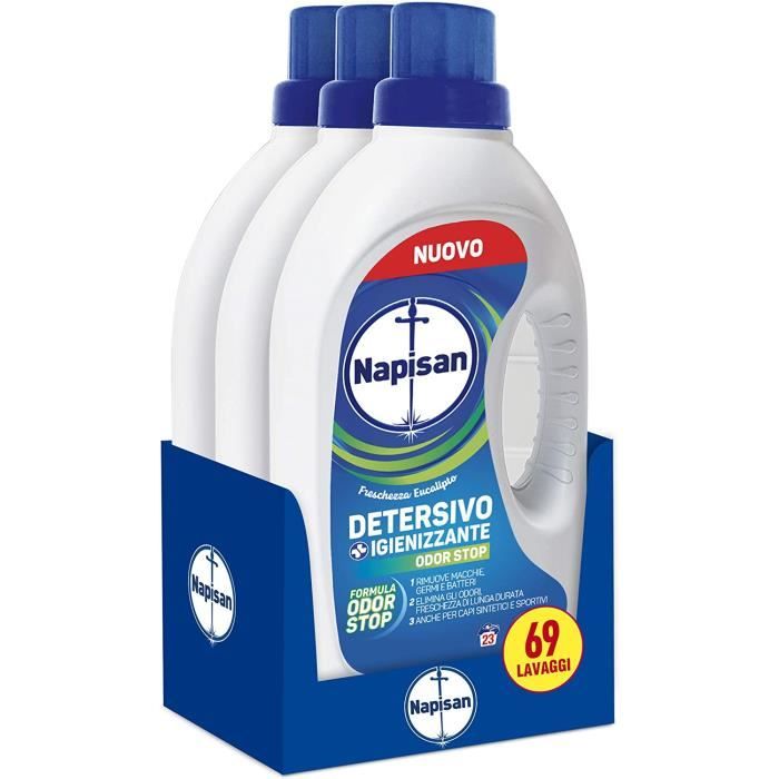 Lessive liquide, nettoyant pour machine à laver, formule Odor Stop — free download
