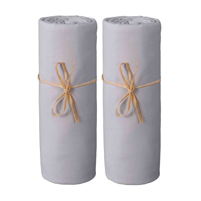 Lot De 2 Draps Housse Jersey Bebe Coton Bio Basile 60x1 Cm Gris Et Gris Perle Cdiscount Puericulture Eveil Bebe